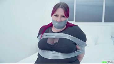 Lacey Big Girl In Tapebondage Wrapgagged Ep 2 thumbnail