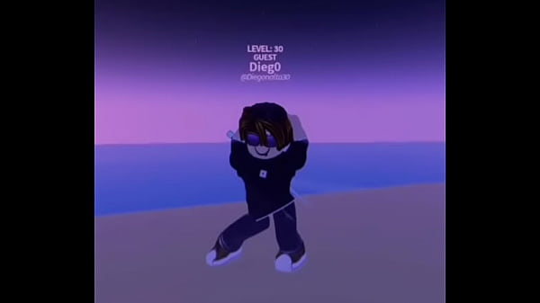 Boneco do roblox dan&ccedil;ando gostoso