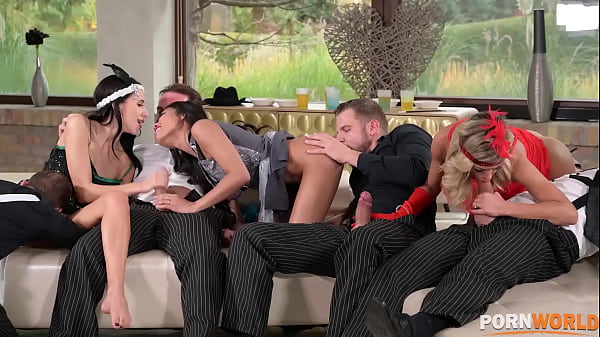 Multi-dick Sucking Foreplay Turns to Double Anal Penetration for_Cock-eager AmericanSlut Angel Smalls