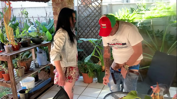 He came home during lunch and couldnt hold it anymore 