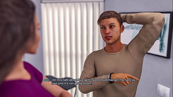 My bimbo dream #02 brunette stepmom gets huge fake tits and tests them with giving me a boobjob 