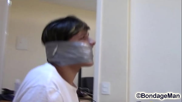 Play MP4 - Axel Franco & Ric Vanucci Tapegagged All Night full movie FREE from BondageMan &vert; Handgag&comma; noseplay and duct tape a lot&excl;