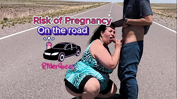 Stepmom Cougar Young Man Outdoors In Route thumbnail