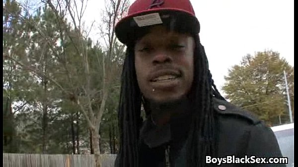 Muscular Black Dudes Fuck White Gay Boys 04