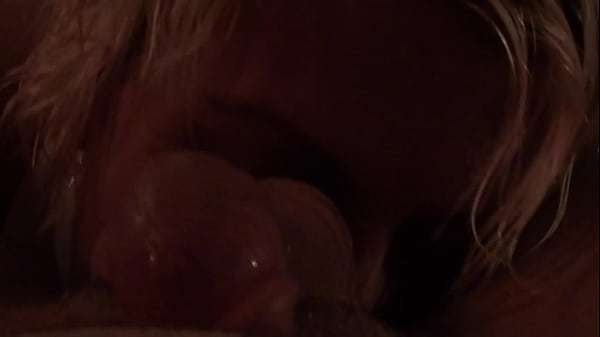 Chubby french hoe sucking my balls and cock