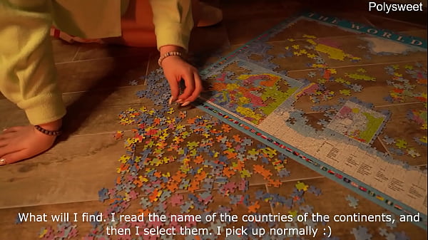 Play MP4 - Putting together puzzles with the girl next door