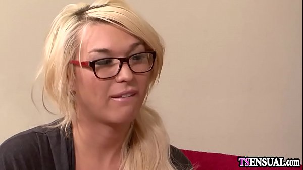 Busty shemale anal fucked by a therapists huge dick 