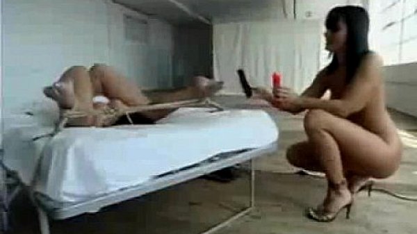 Burning candles in the ass