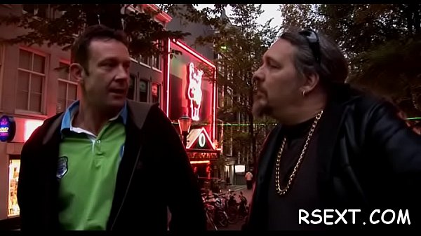 Fake tit hottie gives head 