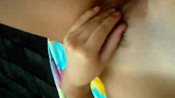 Blonde teen fingers her pussy