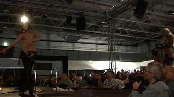 wild fetish orgy scandal on public show stage 