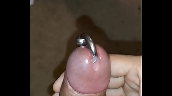 Play MP4 - Pierced cock stretched balls