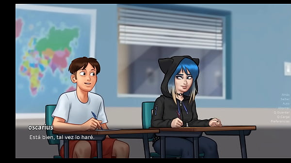 Play MP4 - TWO GUYS HAVE SEX IN THE LIBRARY WHILE I GET HORNY SUMMERTIME SAGA 3