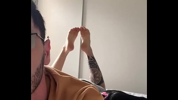 Let's make this week better than the last morning #tattoboy #feet #feetcontent #working 