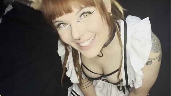 Nonton Cute Cat Maid Gets Big Dick In Her Throat thumbnail