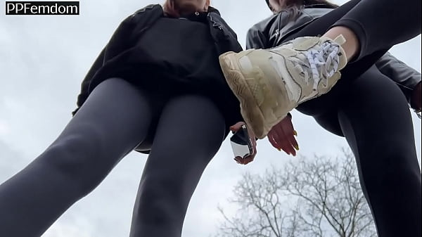 You Have To Lick The Dirty Sneakers Of Two Girls After Chasing Them While Looking At Their Butts thumbnail