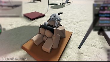 Bunny girl sex on the beach | Roblox Sex with a follower (73)