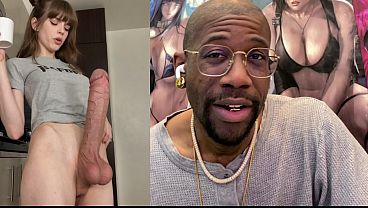 Thicc hard cock transgender gets hard for you trans girl fucking the hell out of a tight bald pussy teen tight teen cosplay girl has a horny transgender cock for you ai generated