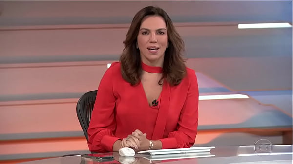 Ana Paula Araujo Sexy eGostosade Vermelho BomDia Brasil 30 04 21