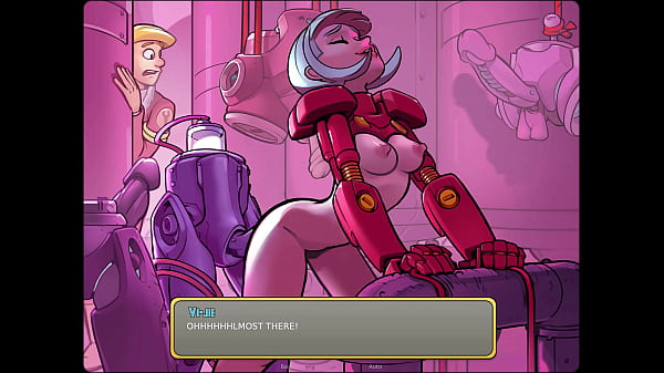 Let's play space code pink yi jie and her exercise droid