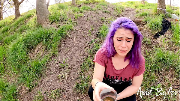 Drinking Pee In The Streets !!! Yellow Brown Pee, Disgusting, I Love Being Used!!! thumbnail