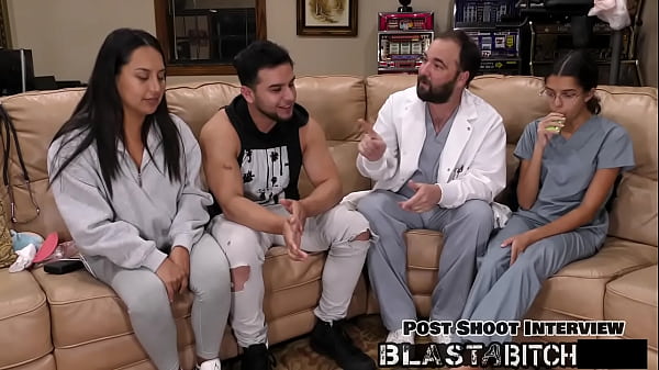 Mia's pussy gets blasted while brother watches pov version