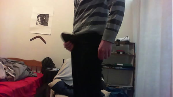 Large penis popping out