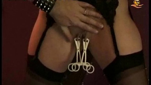 Hot blonde girl tied up and getting spanked 