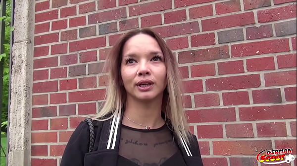 German Scout - Skinny Teen Monika Seduce To Fuck In Real Public Agent Casting thumbnail