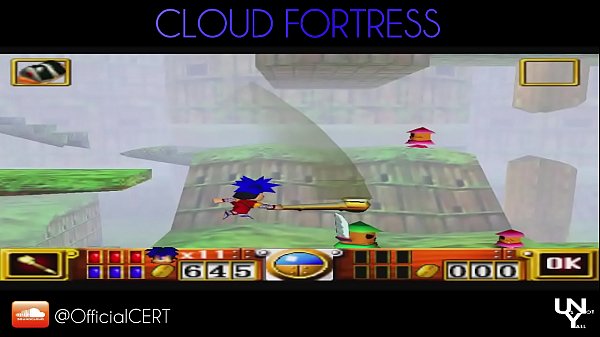 Officialcert cloud fortress goemon's great adventure 