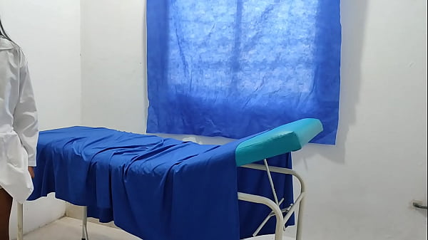 Play MP4 - Horny and sexy nurse was touching her vagina in the doctor's office&comma; then a patient came and persuaded him to have sex