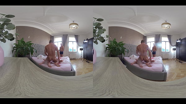 Lovita Fate Vr Video Part Two &ndash; Behind The Scenes - Little Pussy Cutie Stretched Out In Massive Cock Threesome thumbnail