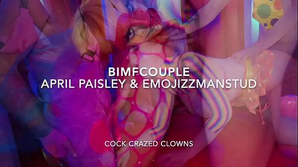 Cock crazed clown couple swap 