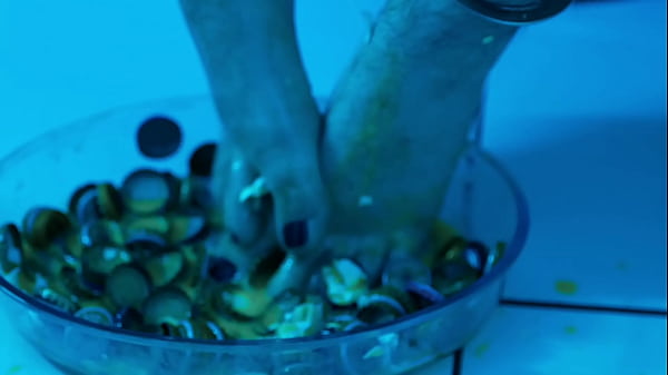 Dirty toes and soles for a snack