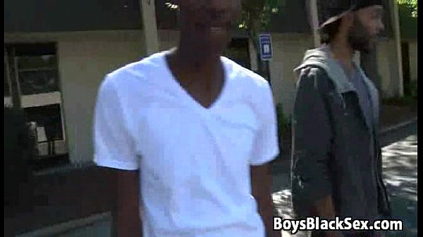 Blacks On Boys - Gay Bareback Interracial Fuck Scene 08