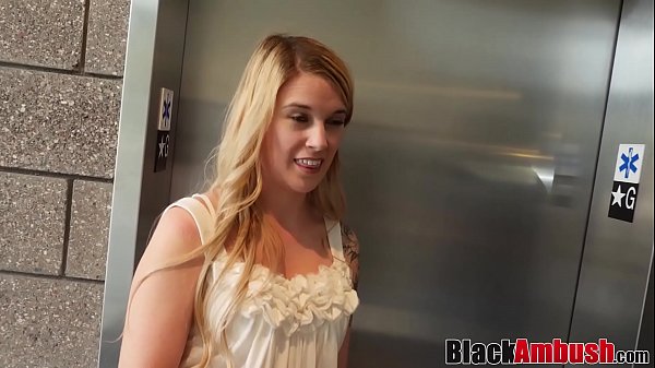 Vixen tricked into interracial riding 