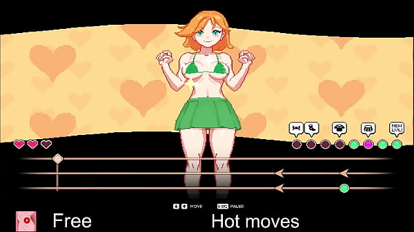 Hot moves (free game itchio) Adult, Anime, Erotic, No AI, NSFW, Pixel Art, Short 