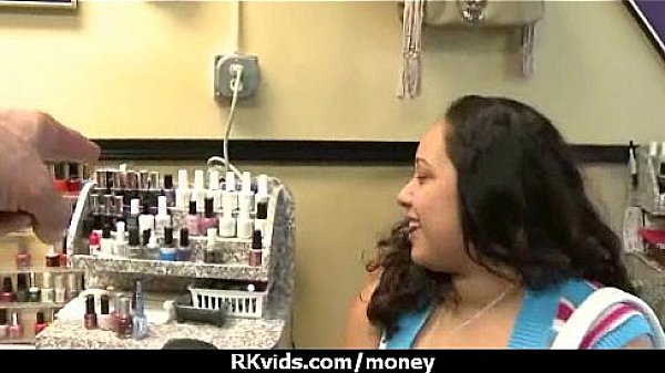 Amateur hottie takes cash for public sex 15 