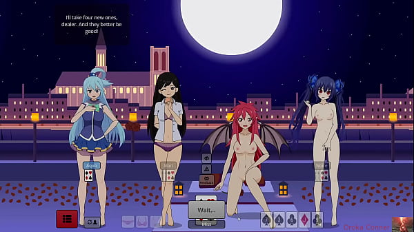 Strip poker with aqua mari & noire gets out of hand&mdash;ends in a heated show