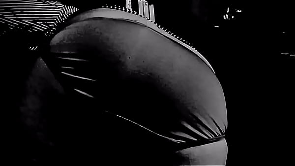 Tattoo guy in panties bends over 