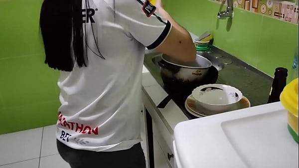 My neighbor and i fuck secretly from my cuckold wife she cleans and we do it without her seeing us how nice it is to put my big cock in my neighbor