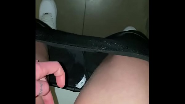 He follows me to the bathroom of a bar pees on me fucks me and cum in my pussy