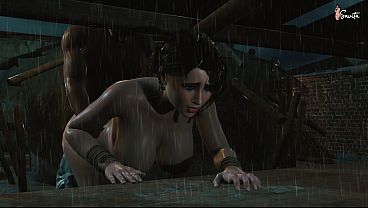 Sexy desi widow Meena fucked by her neighbor in the rain