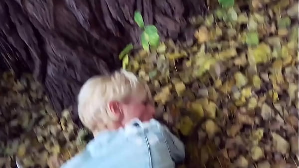 Risky German Public Sex with Blonde Milf 