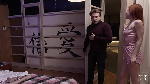 Play MP4 - My redheaded stepsister asked to comfort her lonely Asian friend and joined in the process