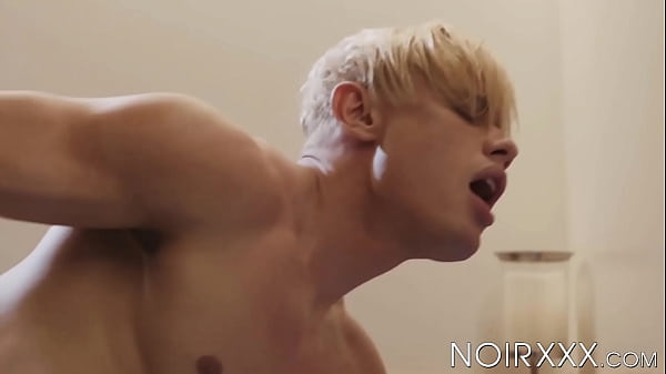 Buff ebony stud receives sloppy blowjob from horny jock who ends up riding his big black dick raw. 