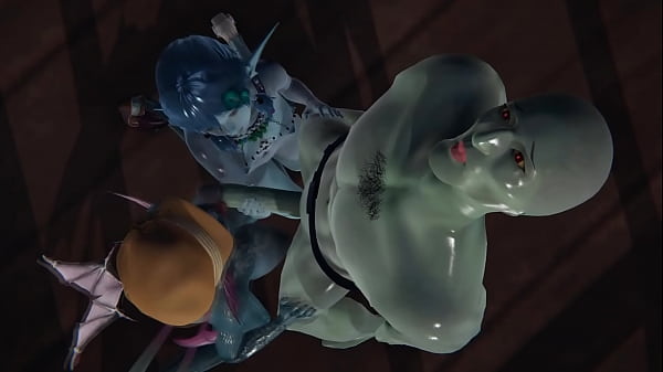 Handsome Squidward Threesomewith fish girlsSpongeBob SquarePants Inspired