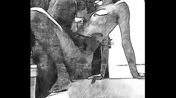 Passionate intimacy during bath 