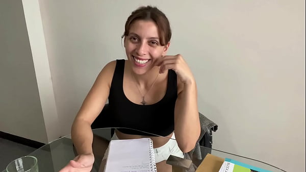 Your Spanish Teacher Gets Horny During The Class... thumbnail