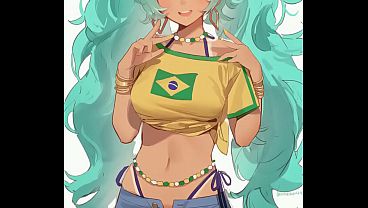 Nonton Brazilian Hatsune Miku Ai Gets Fucked Hentai Joi thumbnail